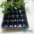 Black color plastic trays for plants